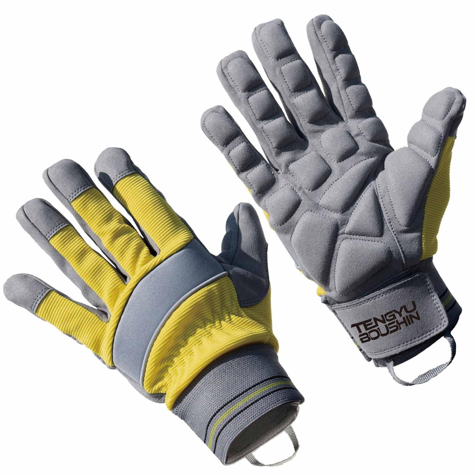 富士手袋工業 防振手袋 グレー/イエローの商品画像