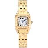 Peugeot Women's Tank Roman Numeral Panther Link Bracelet Watch