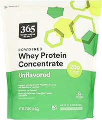 365 by Whole Foods Market, Unflavored Whey Concentrate Protein Powder, 32 Ounce