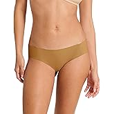 commando - Classic Solid Bikini | Soft, Breathable Fabric | No Show Style | Comfortable Raw-Cut Edges | Machine Washable | Caramel, Small-Medium