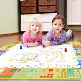 MELAND Water Doodle Mat 120 x 90cm Large Aqua Magic Drawing Mat view 8
