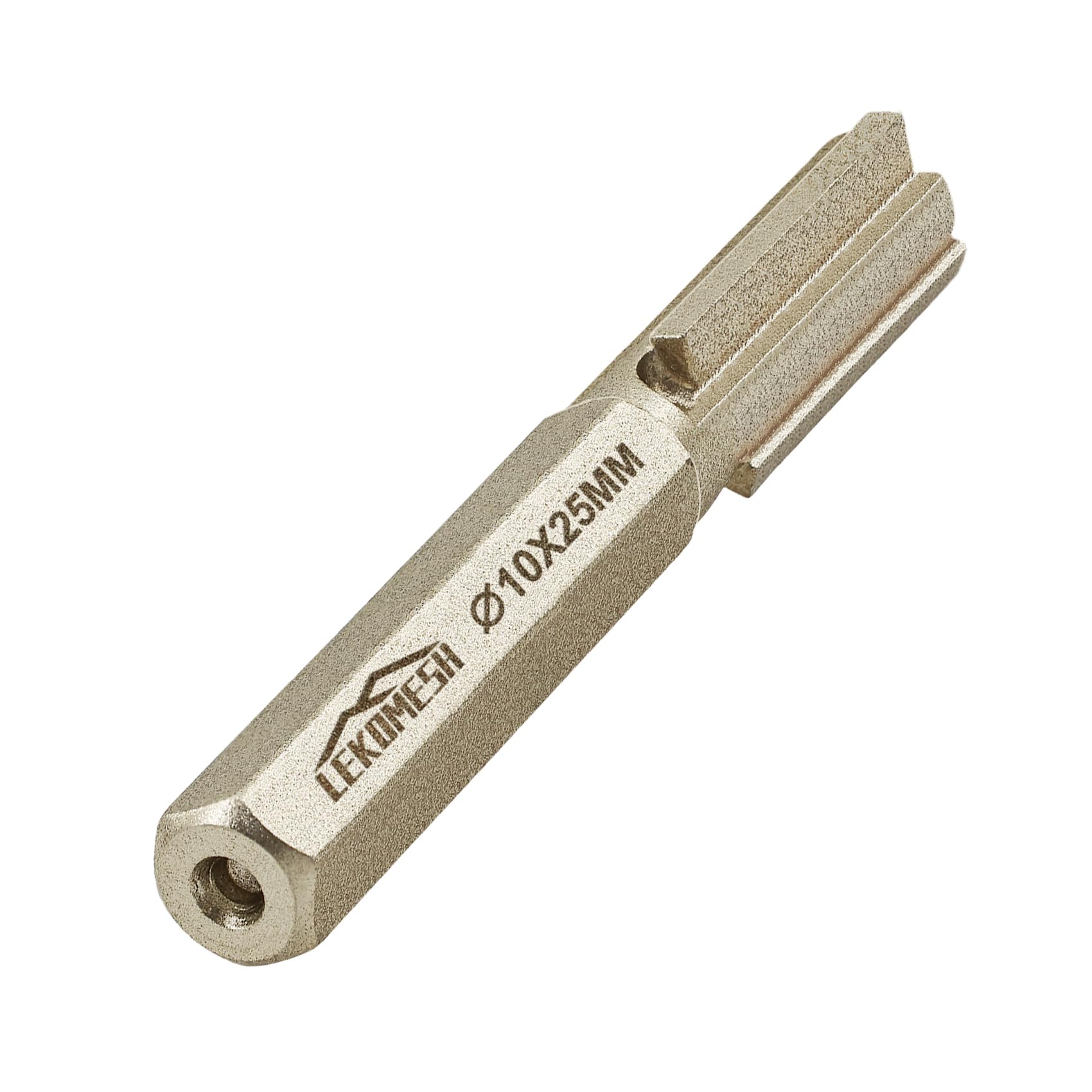 LEKOMESH Carbide Brick Mortar Cutter - 10mm (3/8 Inch) Masonry and Mortar Rake/Router for Mortar Masonry Brick Removal, Mortar Raking Bit with HEX Shank