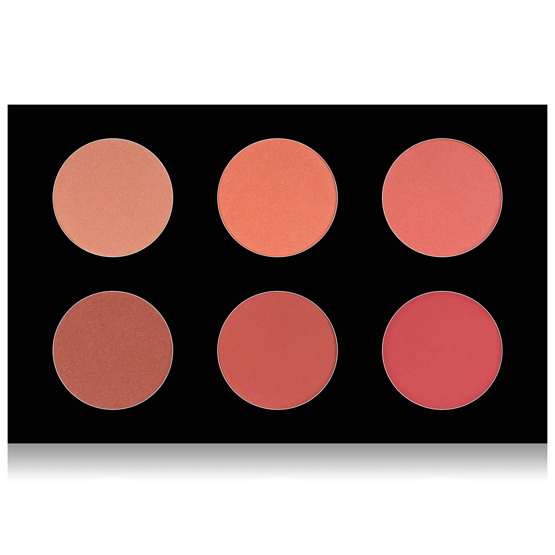 SHANY Shimmer & Matte Warm-Toned Blush Palette - Layer 6 - Refill for the 6 Layer Mini Masterpiece Collection Makeup Set