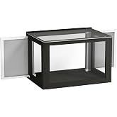PawHut Cat Window Box Catio Outdoor Indoor Cat Enclosure for Wall 25"&ndash;41" | Clear Panels, Universal Window Perch, Indoor Pet Sunbathing, Napping &amp; Overlooking