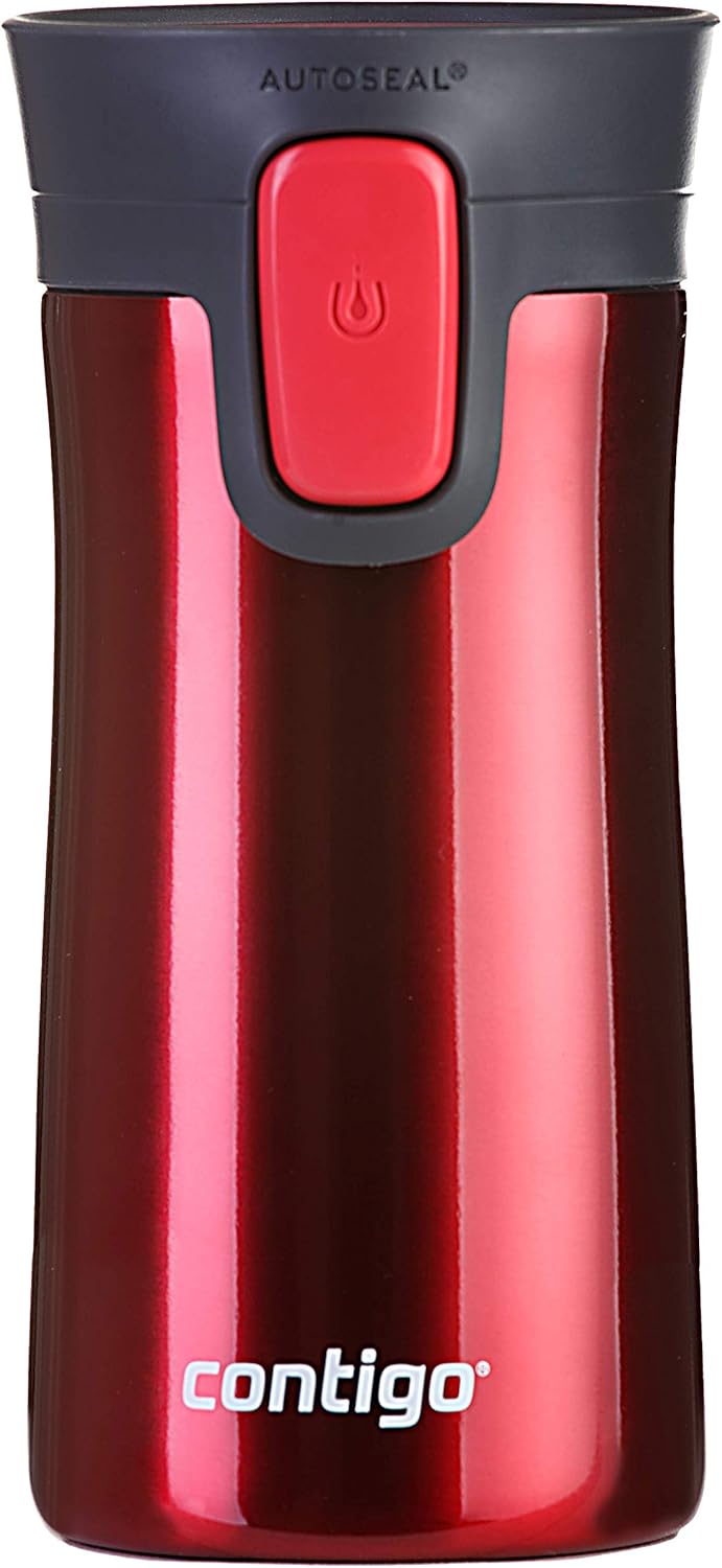 Contigo Pinnacle Autoseal Travel Mug, Stainless Steel Thermal Mug, Vacuum Flask, Leakproof Tumbler, Coffee Mug with BPA Free Easy-Clean Lid
