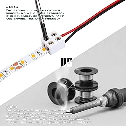 25 Pack erless Led Tape Light Connectors Tighten