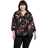 NYDJ womens Plus Size Pintuck BlouseBlouse