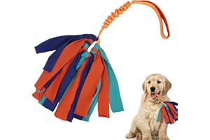 wodoca Interactive Dog Toys, Dog Rope Toys for Aggressive Chewers -Tough Rope Tug of War Dog Toys, Dog Tug Toy for Boredom for Small Medium Puppy Interacting Games (Orange)