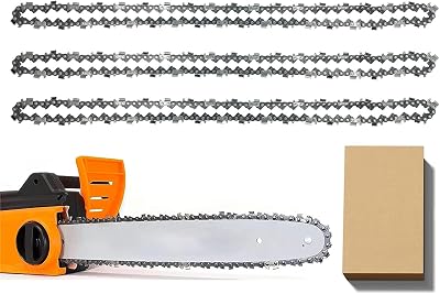 3 Pack 16 inch Chainsaw Chain 57 Drive Links .050 3/8 LP