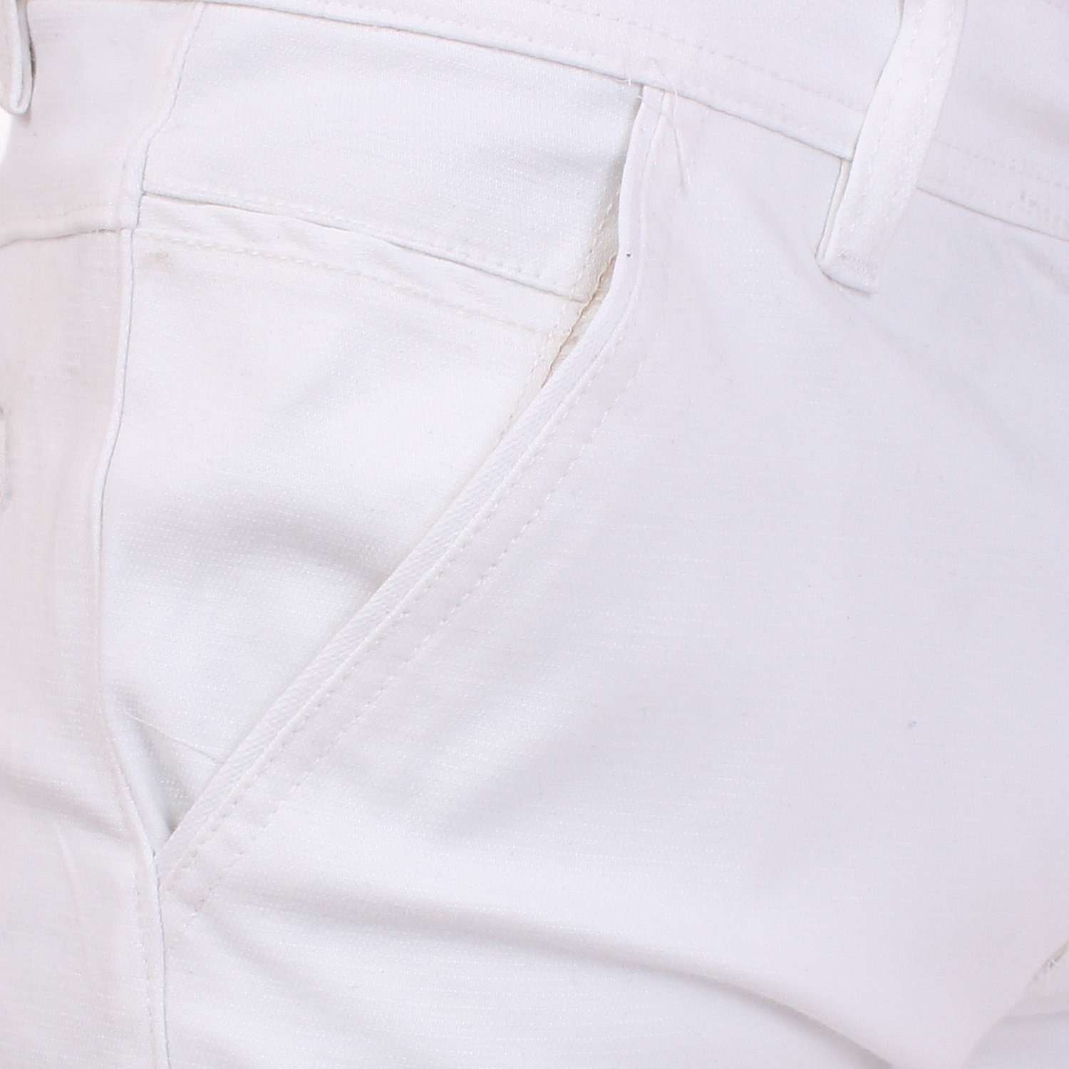 aarzu style mens white shot slim fit jean