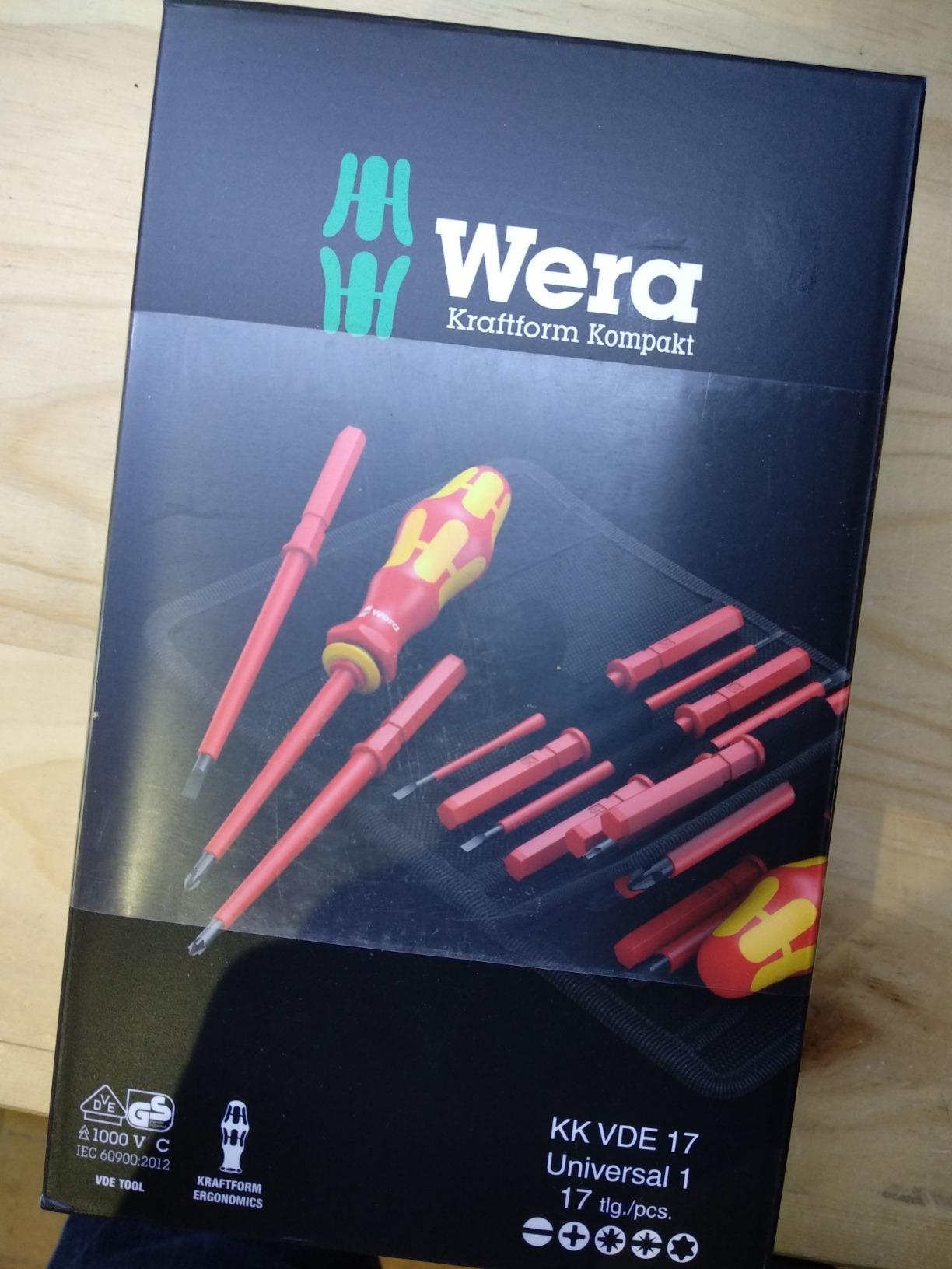WERA 05059030001 Kraftform Kompakt VDE 17 Universal 1, 17 Pieces photo review