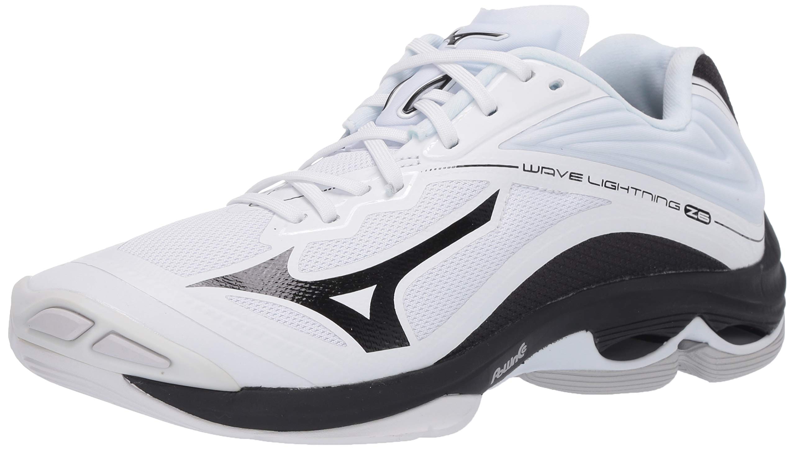 Mizuno Wave Lightning Z6 Womens Volleyball Shoe, Whiteblack, 13 B US Image
