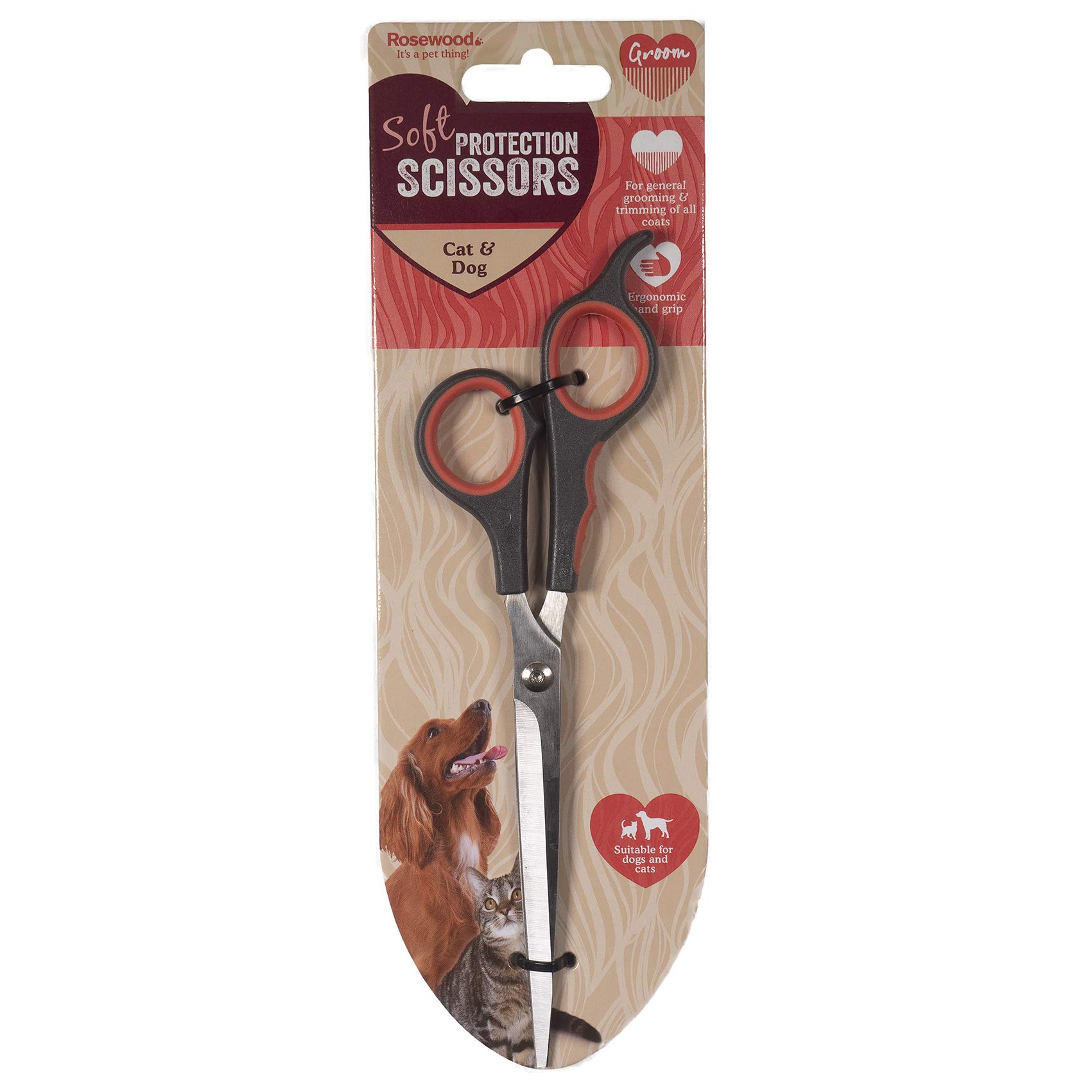 Rosewood Soft Protection Grooming Scissors for Cats & Dogs