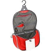 Sea to Summit Small Hanging Toiletry Bag, Extra Compact Travel Organizer for Minimalist Adventures, Spicy Orange