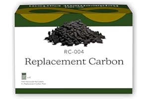 FOOD CYCLER FoodCycler Carbon Filter Replacement for Eco 3 & Eco 5 - Eliminate Odors & Maintain Performance - Odor Control, Food Waste Disposal, Long-Lasting Carbon Filter, Easy to Install (4-Pack)