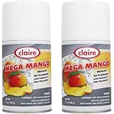 Claire CL116 Mega Mango Metered Air Freshener; 7 Oz. Net Wt., (2 Pack)