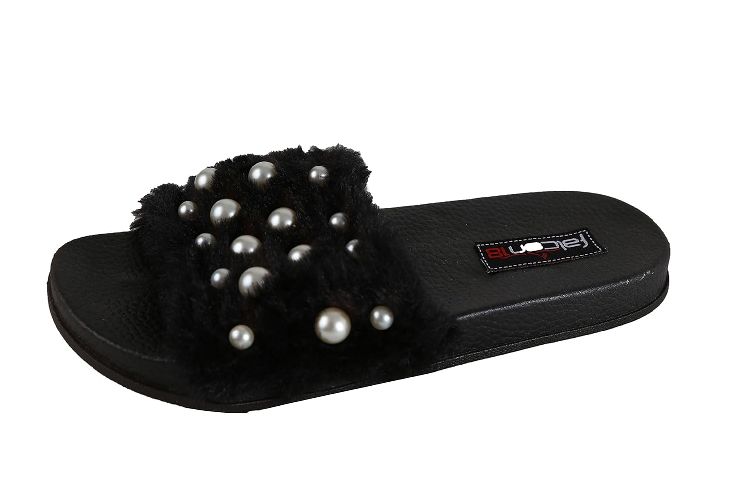falcon18 women's casual soft furr slippers and flip flop