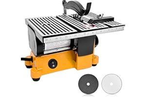 Vevitts 4" Mini Table Saw, Mini Portable Table Saw, Mini Desktop Saw, Electric Cutting Machine for DIY Handmade Wooden Model 
