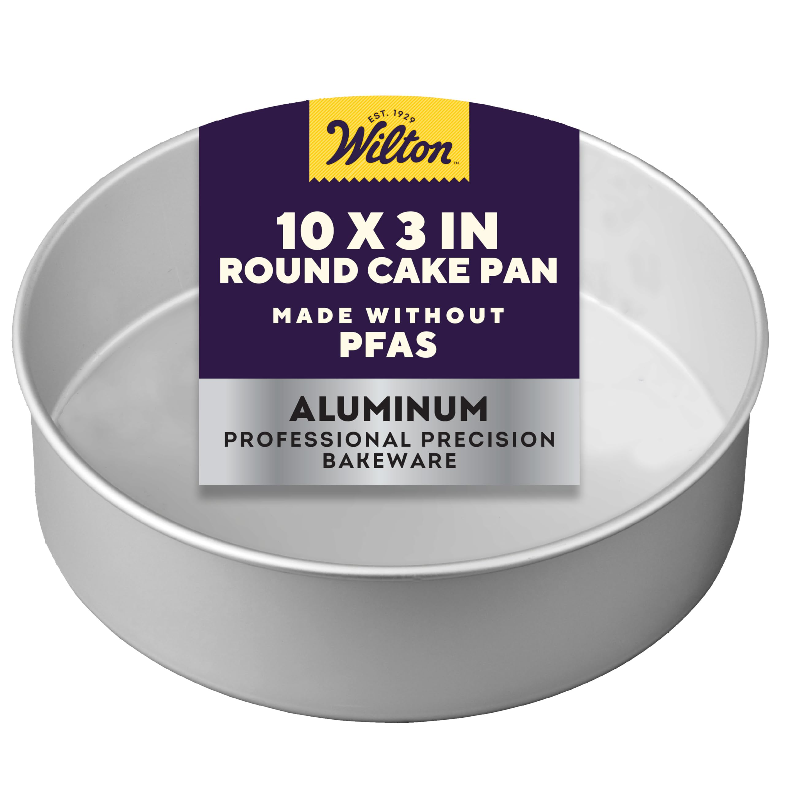 Wilton 2105-6104 Round Cake Tin, Aluminium 25.4cm (10in)