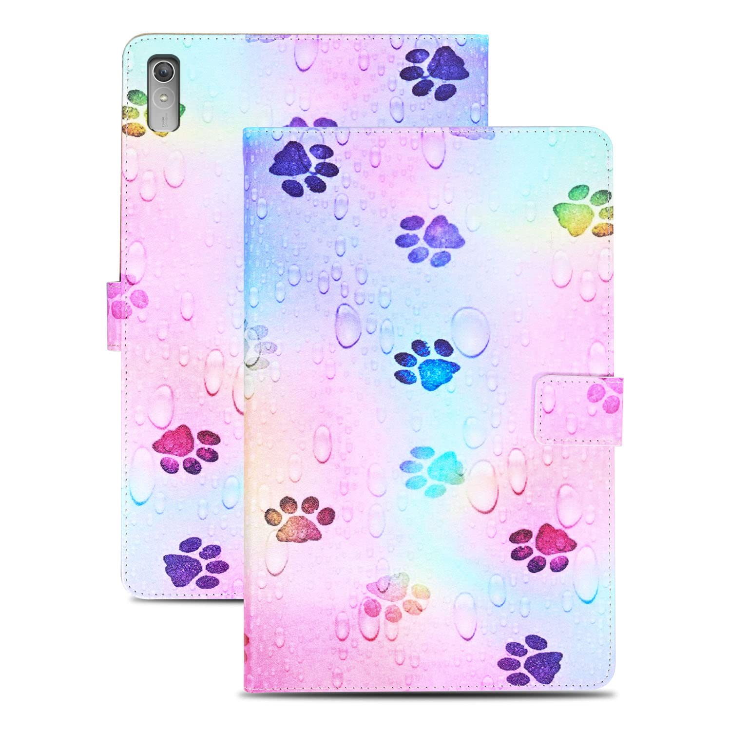 Rostsant Case Compatible with Lenovo Tab P11 2nd Gen 11.5 inch (TB350FU/TB350XU), PU Leather Magnetic Stand Protective Shockproof Tablet Cover for Lenovo Tablet P11 2nd Gen Case - Footprint