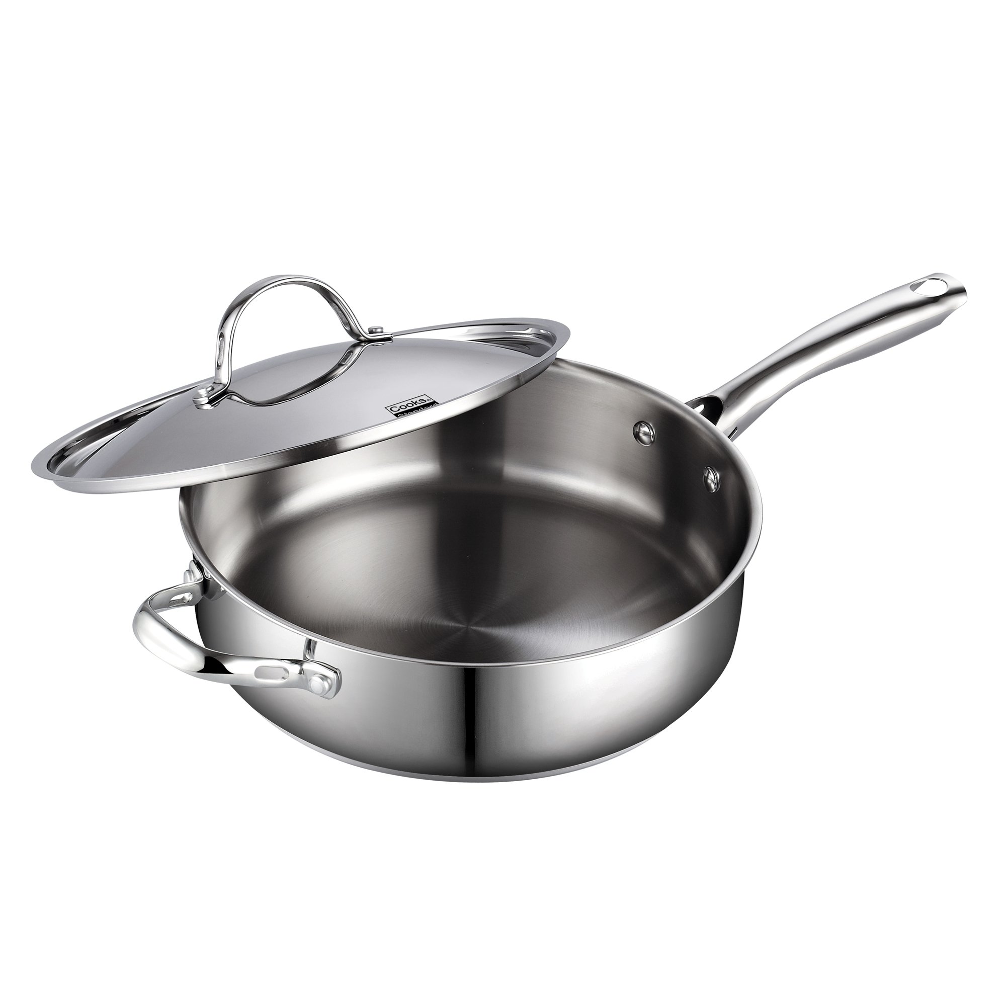 Cooks Standard 5 Quart/11Inch Classic Stainless Steel Deep Saute Pan