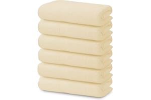 Textila Cotton Bath Towels - Small Bath Towel 20x40 Inches - Pack of - Ivory Color - Ultra Soft and Absorbent Bath Towel for Kids, Hair Wrap, Gym, Pool, Spa, Hotel, Home and Traveling Use