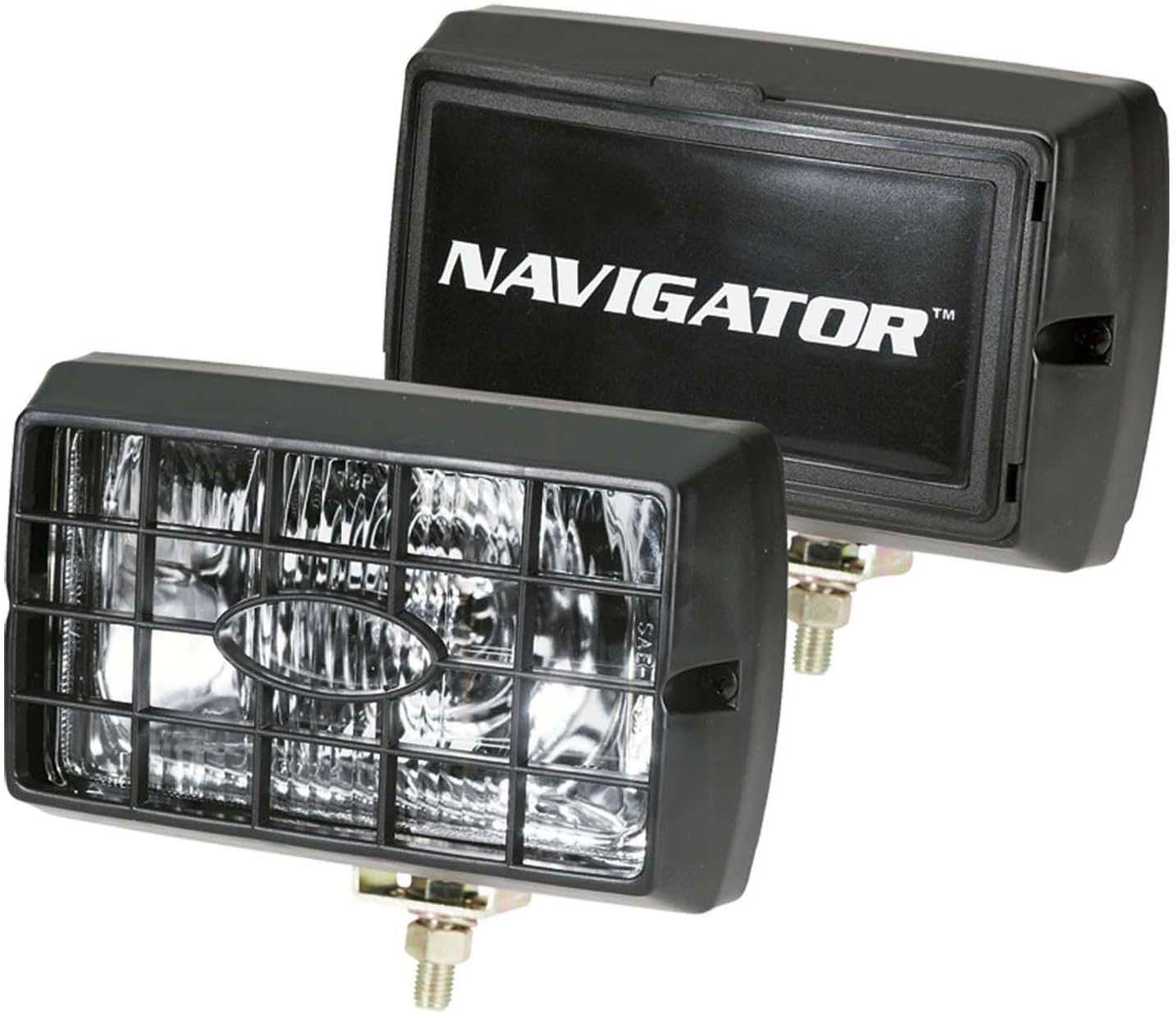 Navigator NV1204" x 6" Clear Fog Light with Stone Guard and Cover