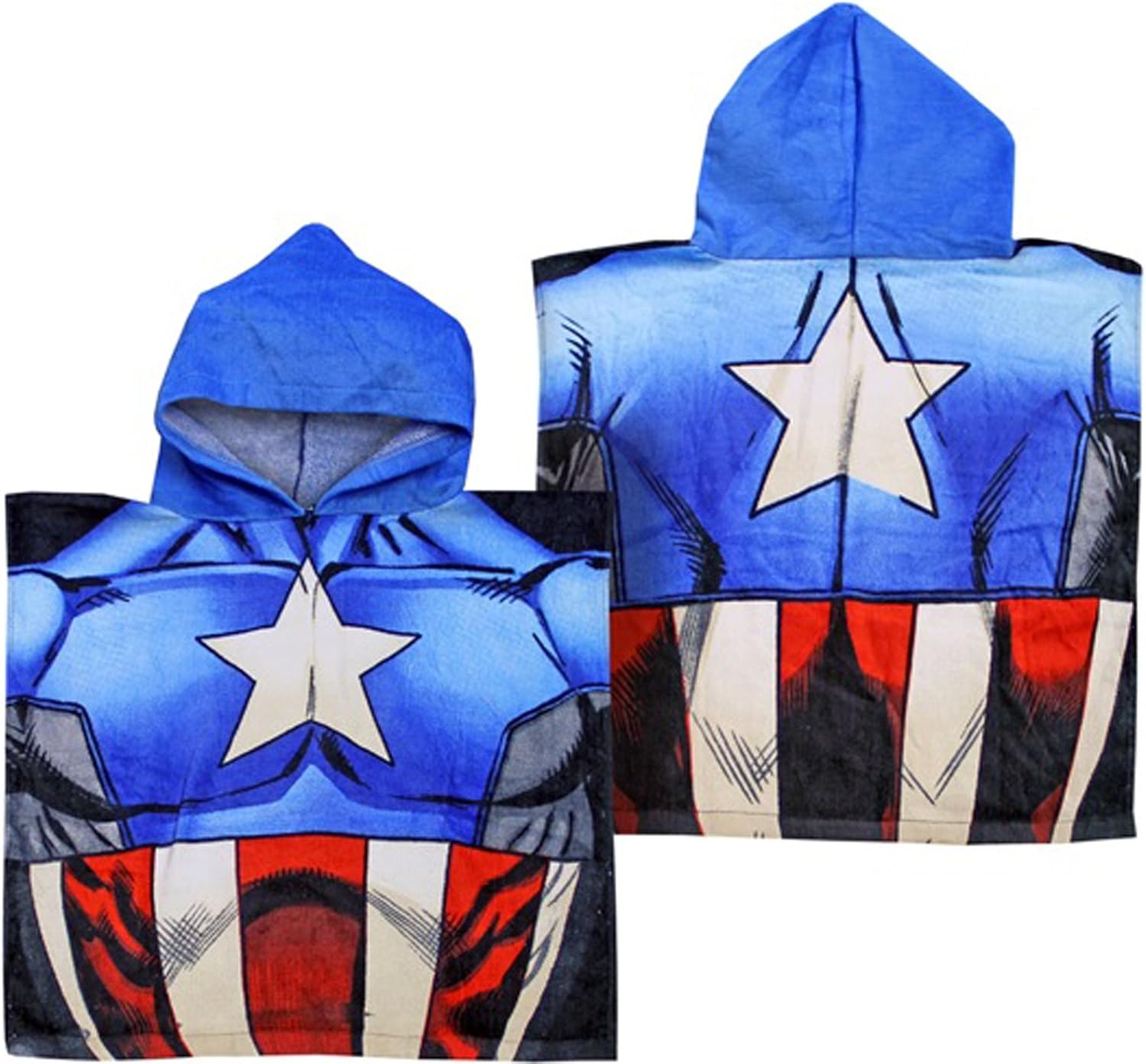 captain america hooded towel