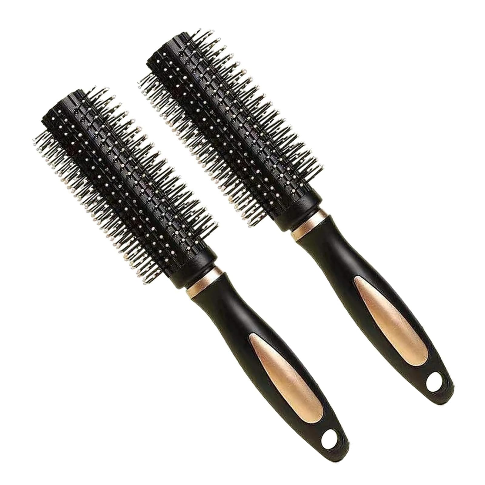 NVTEGR Round Hair Brush for Styling, Creating and Smoothing Curly or Wavy Hair with Dryer and Appliances