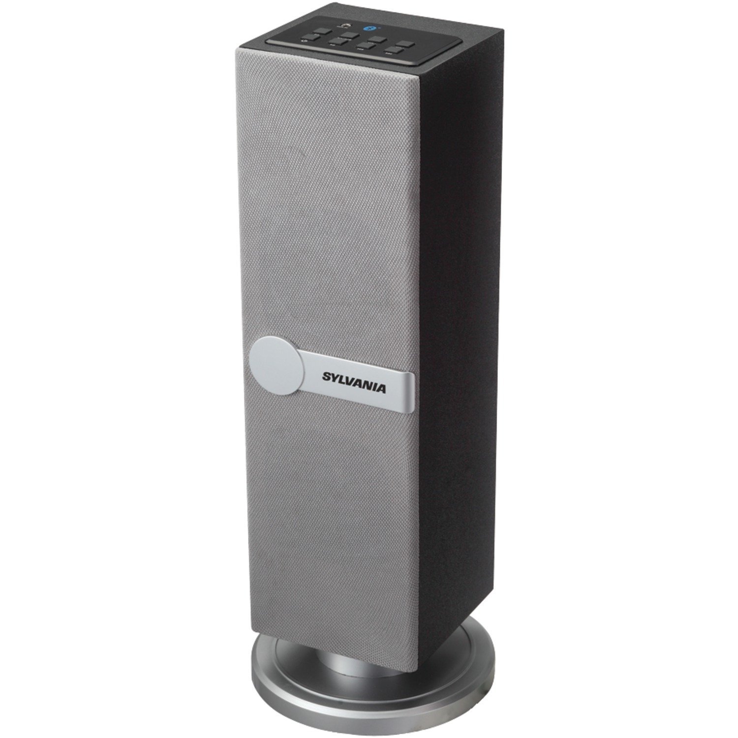 Sylvania Sp269 Silver Bluetooth Floor Standing Tower Speaker Certified Refurbished