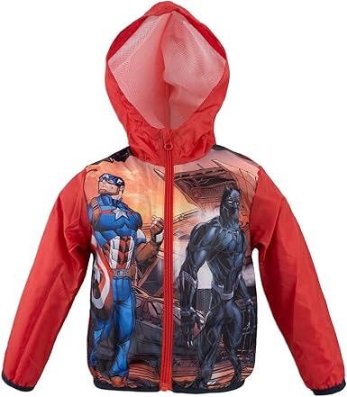 Marvel Avengers Jungen Jacke Parka Regenmantel
