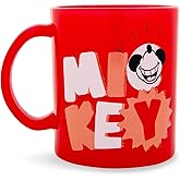 Disney Mickey Mouse Thumbs-Up Glass Mug | Clear Coffee Cup For Tea, Espresso, Cocoa | Holds 18 Ounces