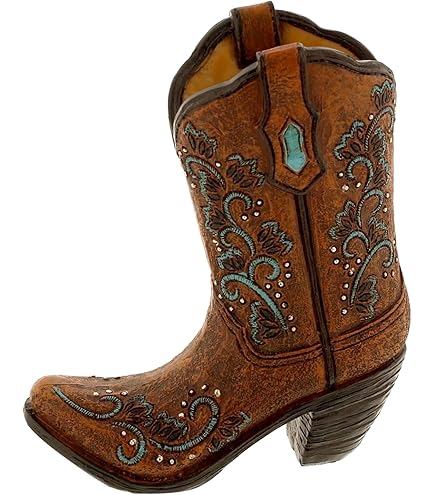 MagiDeal Vase Décoratif En Résine En Forme De Botte De Cow-Girl