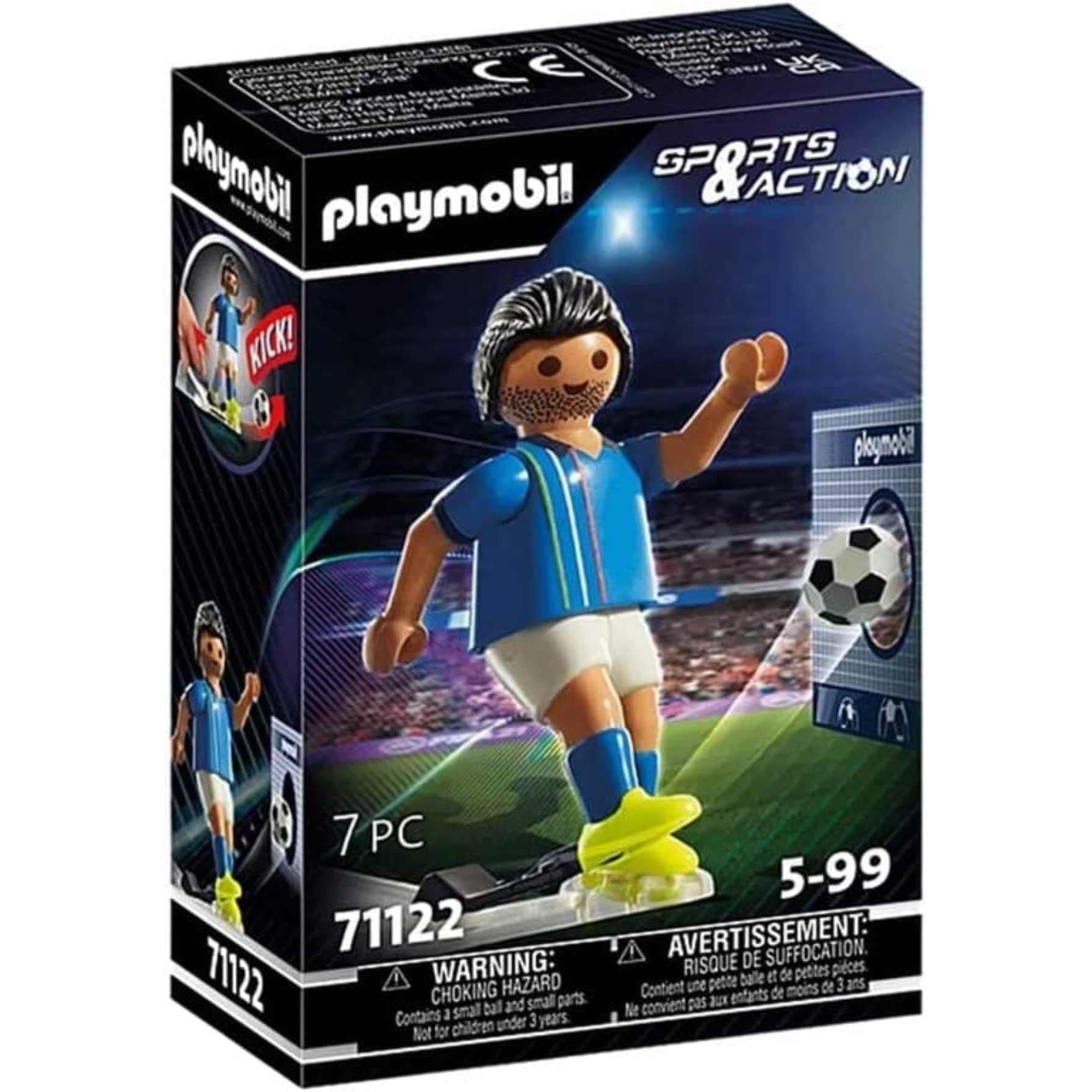 PLAYMOBIL 71122 Sports&Action Italian Football Player for 5 Years