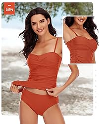Shuangyu Tankini Bathing Suits for Women Plus Size