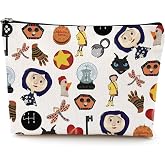 LONGXIN Mr. Bobinsky Cosmetic Make up Bag The Secret Door Lover Gift Ghost Mom Cartoon Movie Merch Makeup Zipper Pouch Bag