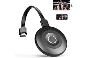 Wireless HDMI Display Dongle Adapter 4K 5G - Plug & Play HDMI Wireless Screen Mirroring Adapter for TV, Streaming Video from 