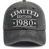 XacaYuerp Limited Edition 1980 1981 1982 1983 1984 1985 1986 1987 1987 1989 Hat, Funny Embroidered Baseball Cap for Women Men