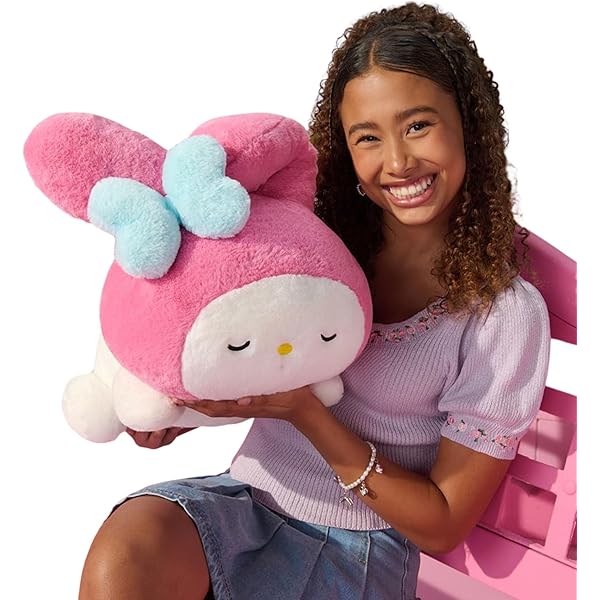 Amazon.com: Sanrio 175846 My Melody Plush (Sakura) : Toys & Games
