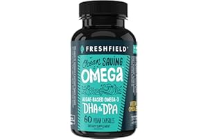 Ocean Saving Omega 3, DHA Supplements, Algae Omega 3, Fish Oil Replacement, 2-Month Supply, Sustainably Sourced, Highest Leve