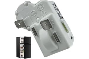 HHLZDHH 2Pin Refrigerator Over Load Protector Compressor PTC Starter Relay Freezer Start Relay Replacement for Danby Haier Midea Mini Fridge ZHB69-120P15, ZHB60-120P4.7, ZHB45-105P15,ZHB60-120P15