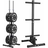 Synergee Olympic Plate Tree &ndash; Vertical Weight and Bar Holder