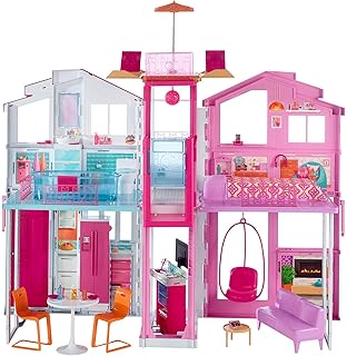 Amazon Com Barbie Dreamhouse Amazon Exclusive Toys Games