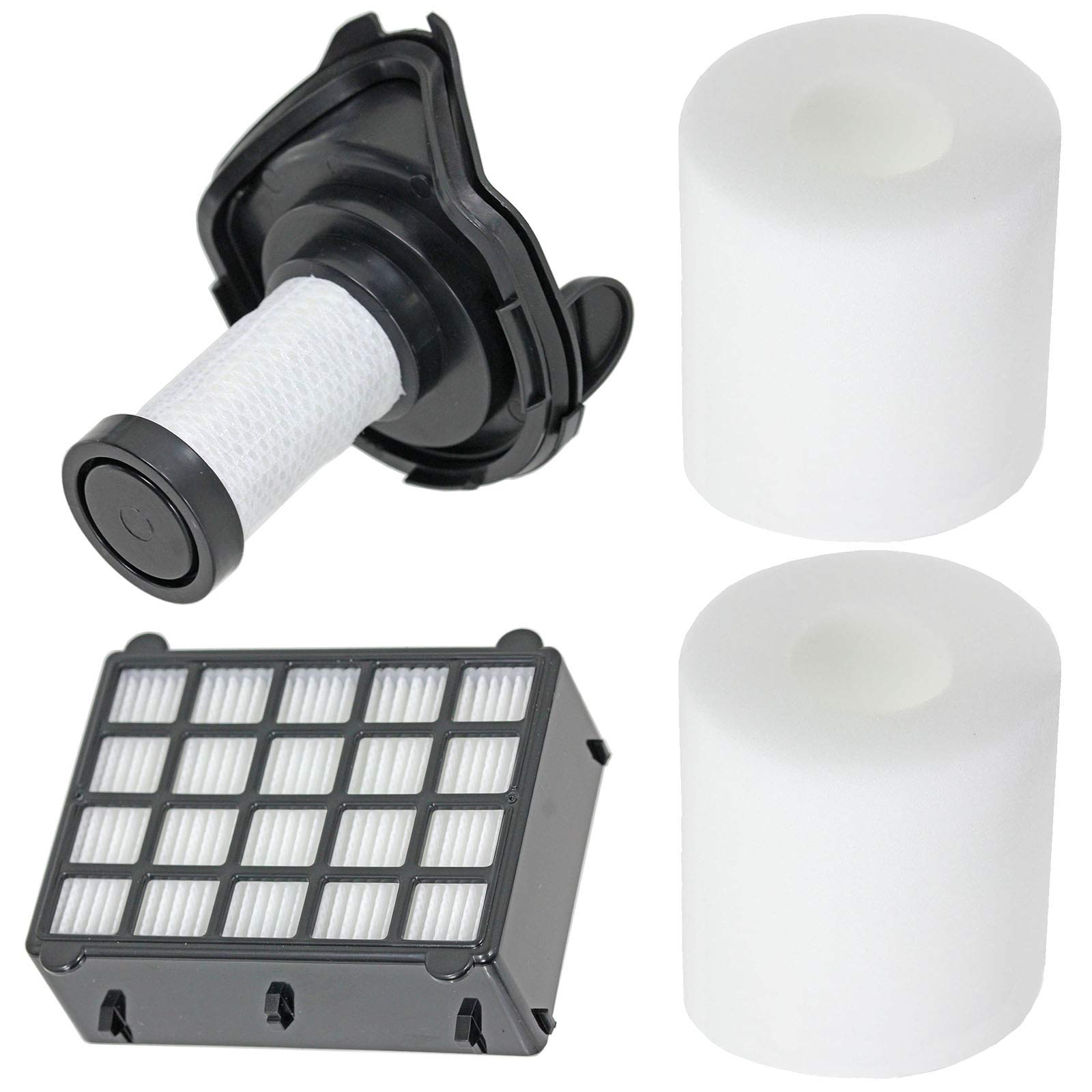 SPARES2GO Filter Kit compatible with Shark DuoClean HV390 HV391 HV392 HV394Q Vacuum Cleaner (2 Foam + 1 Pre - Motor Filter)