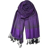 Pashmina Shawl Wrap for Women Soft Lightweight Multi-Purpose Scarf for Weddings, Parties & Casual Wear