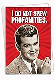 NobleWorks Funny Birthday Greeting Card with 5 x 7