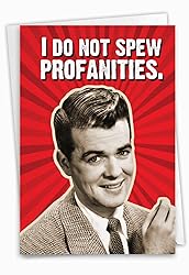 NobleWorks Funny Birthday Greeting Card with 5 x 7