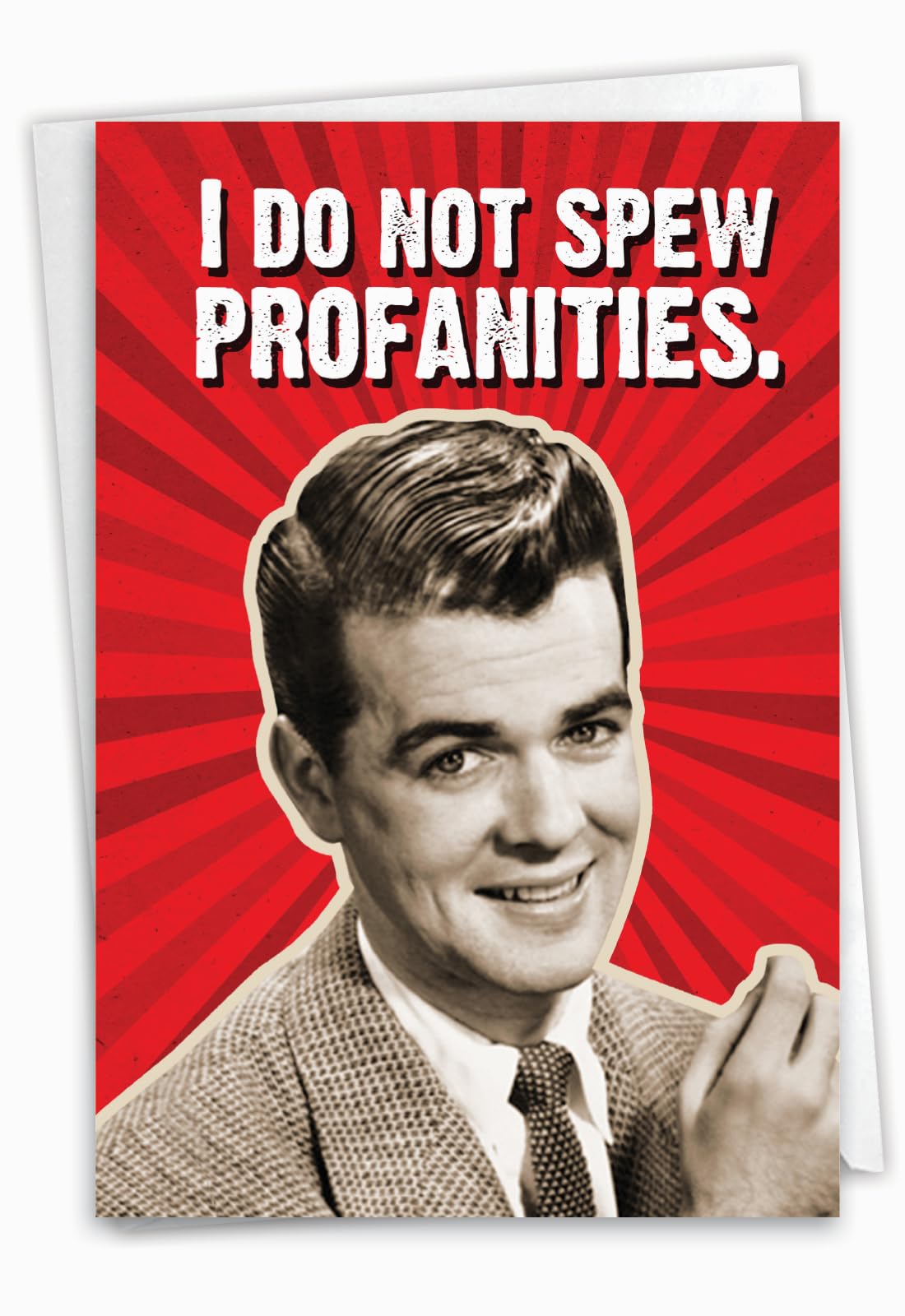 NobleWorks Funny Birthday Greeting Card with 5 x 7