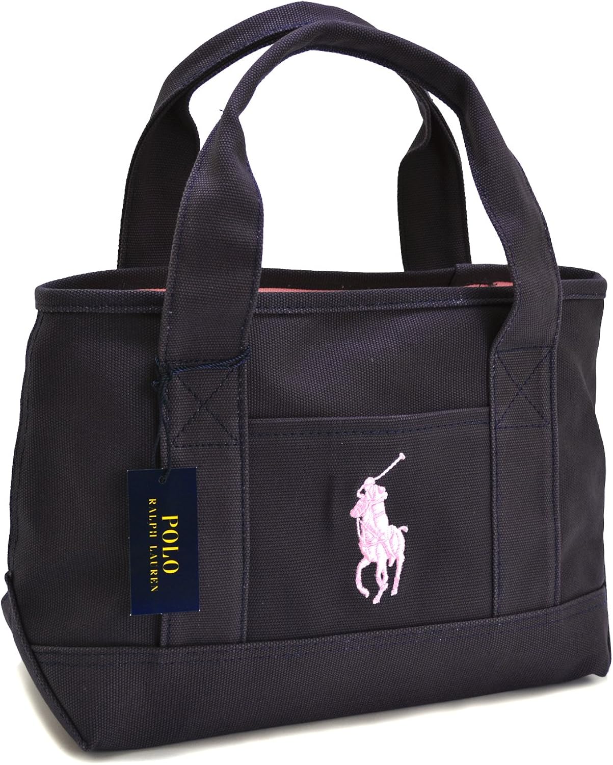 Amazon (ラルフローレン)polo ralph lauren ミニトートバッグS キャンバストート (ネイビー) [並行輸入品] POLO RALPH LAUREN(ポロラルフ