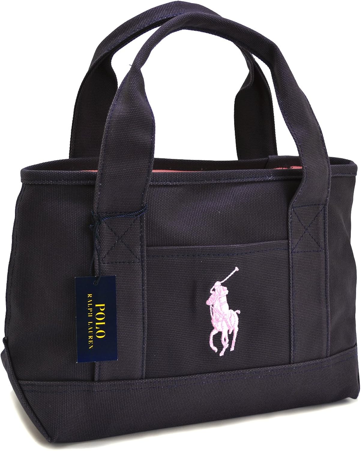 Amazon | (ラルフローレン)polo ralph lauren ミニトートバッグS キャンバストート (ネイビー) [並行輸入品